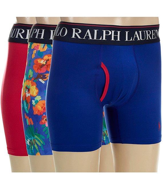 Polo Ralph Lauren 4D-Flex Cool Microfiber Assorted 3-Pack Boxer Briefs Product Image
