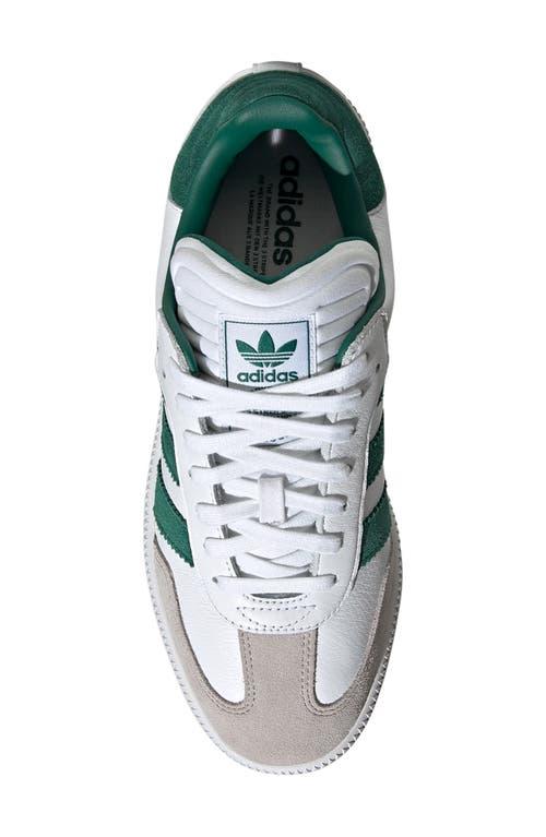 adidas Samba XLG Sneaker in White/Green/Clear Granite at Nordstrom, Size 6.5 Women's Product Image