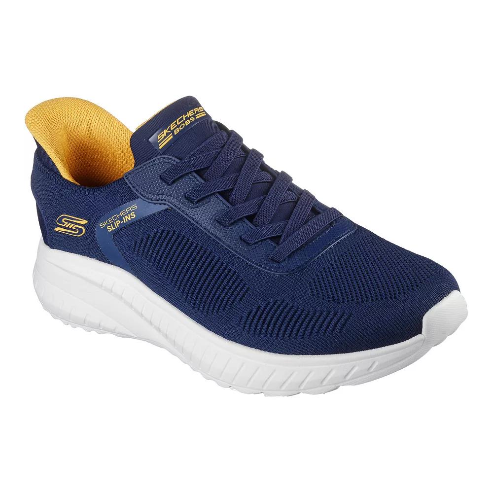 BOBS by Skechers Hands Free Slip-ins® Bobs Sport™ Squad Chaos Solid Step Men's Shoes, Size: 11.5, Blue Product Image