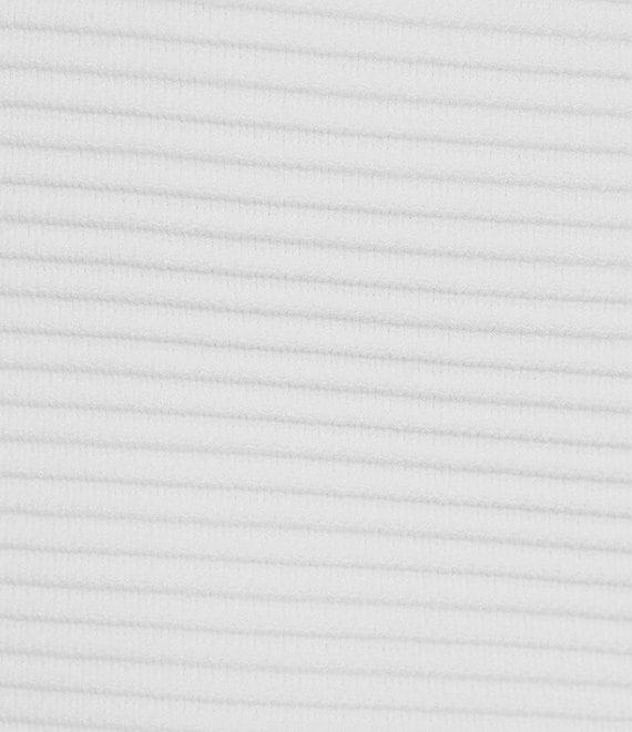 Le' AL.X Low V Neck Sleeveless Cropped Ribbed Knit Tank Top Product Image