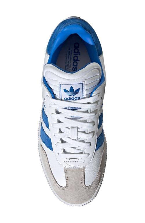 adidas Samba XLG Sneaker in White/Royal/Clear Granite at Nordstrom, Size 7 Women's Product Image