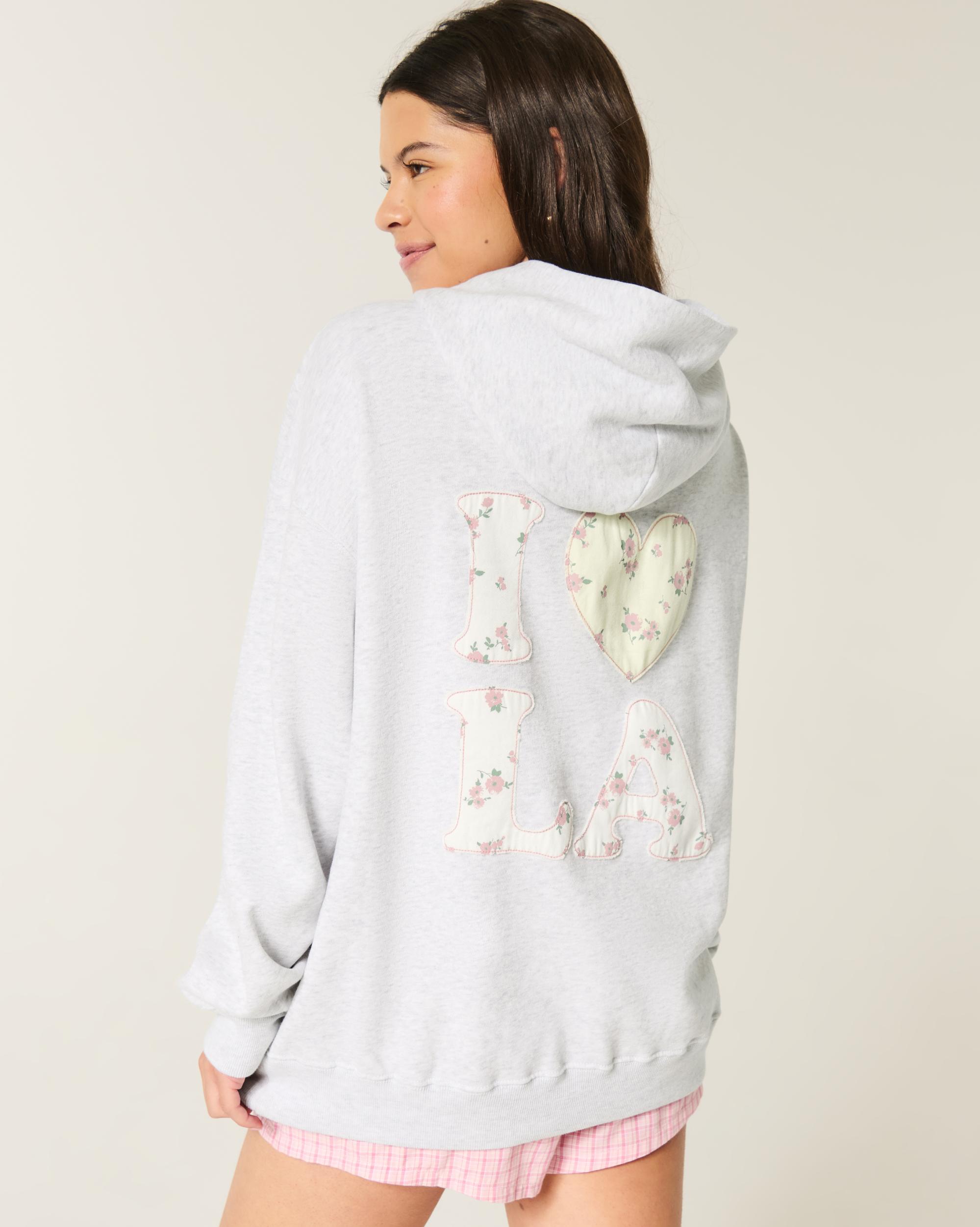 Oversized Fruit Graphic Hoodie Product Image