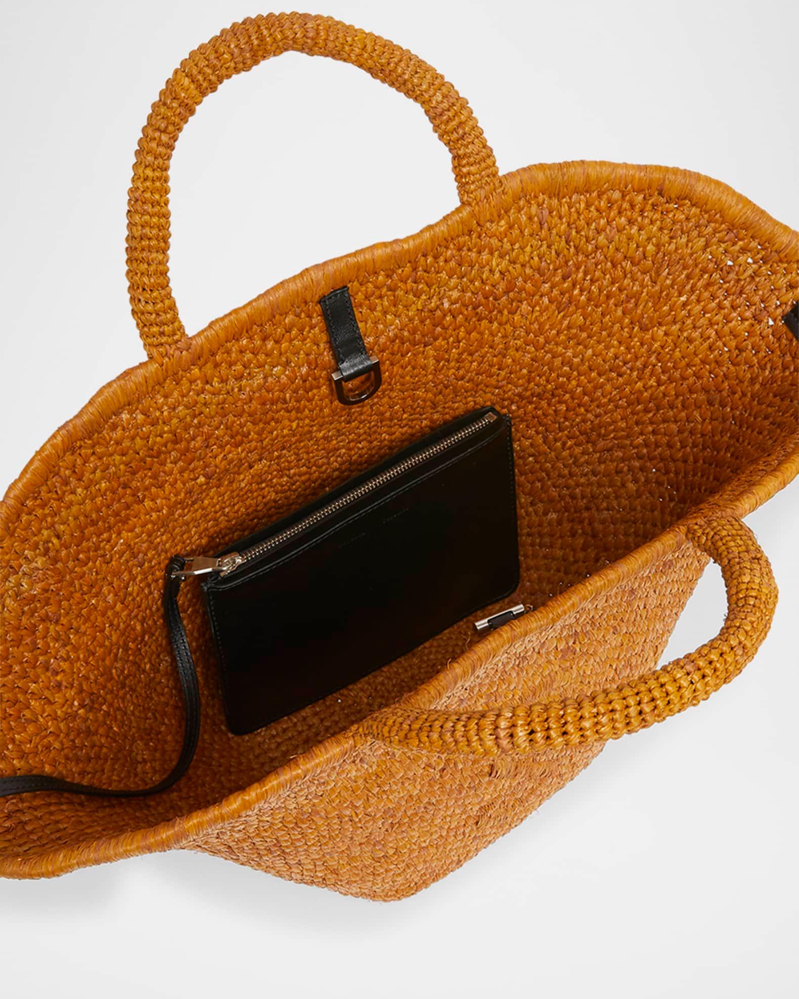 Large Chelsea Tote Bag in Natural Raffia Product Image