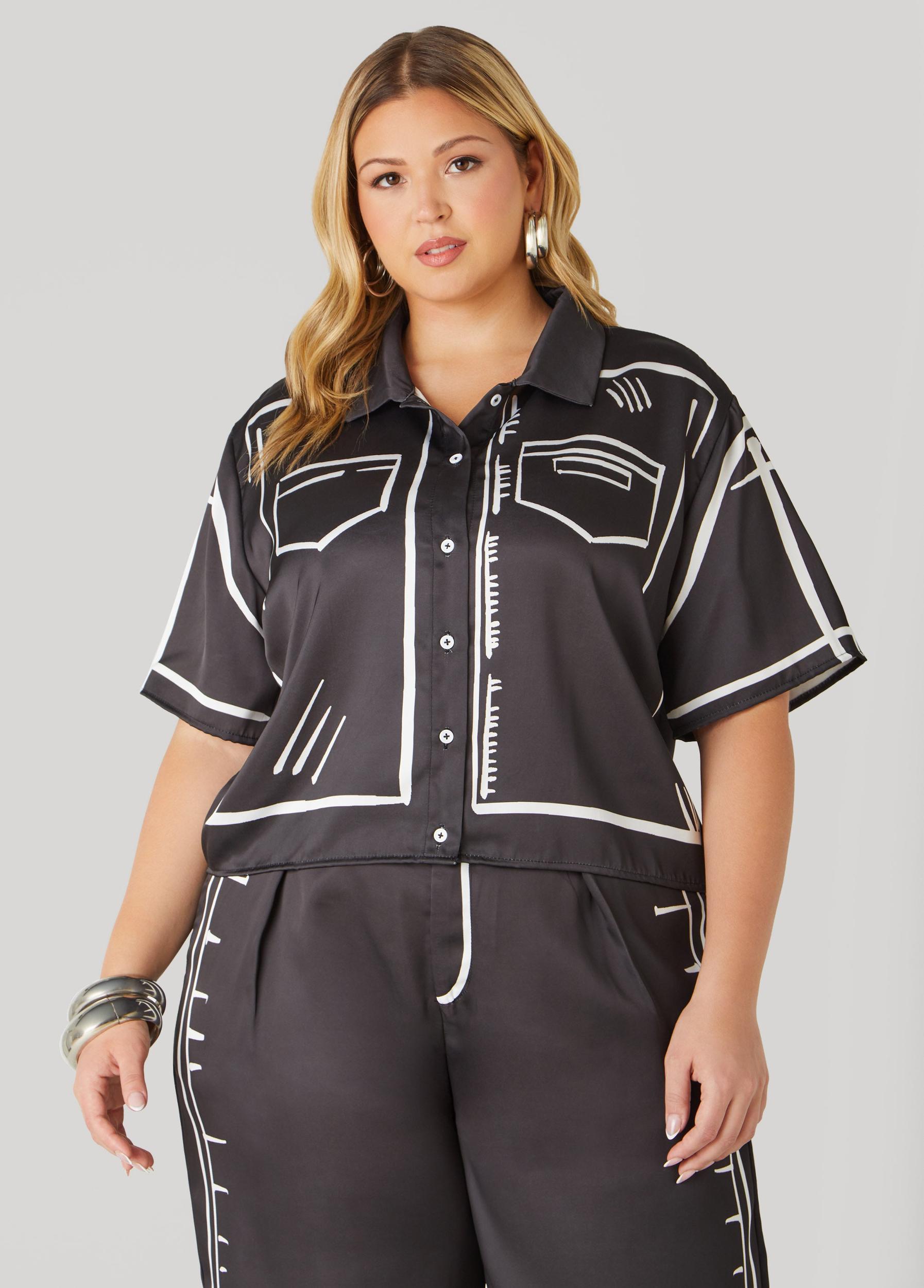 Cropped Pop Art Shirt Product Image