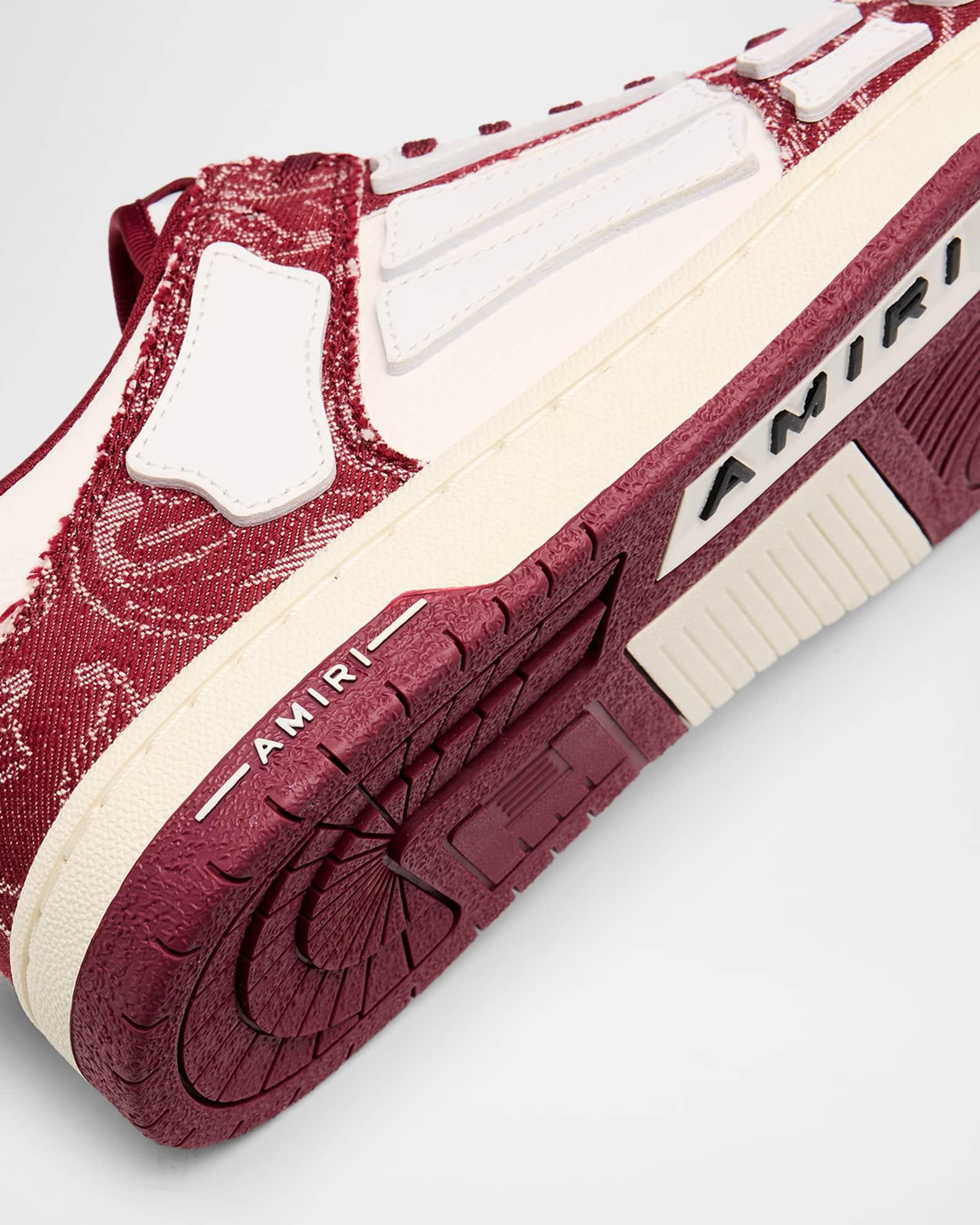 Men's Bandana Jacquard Skel Low-Top Sneakers Product Image