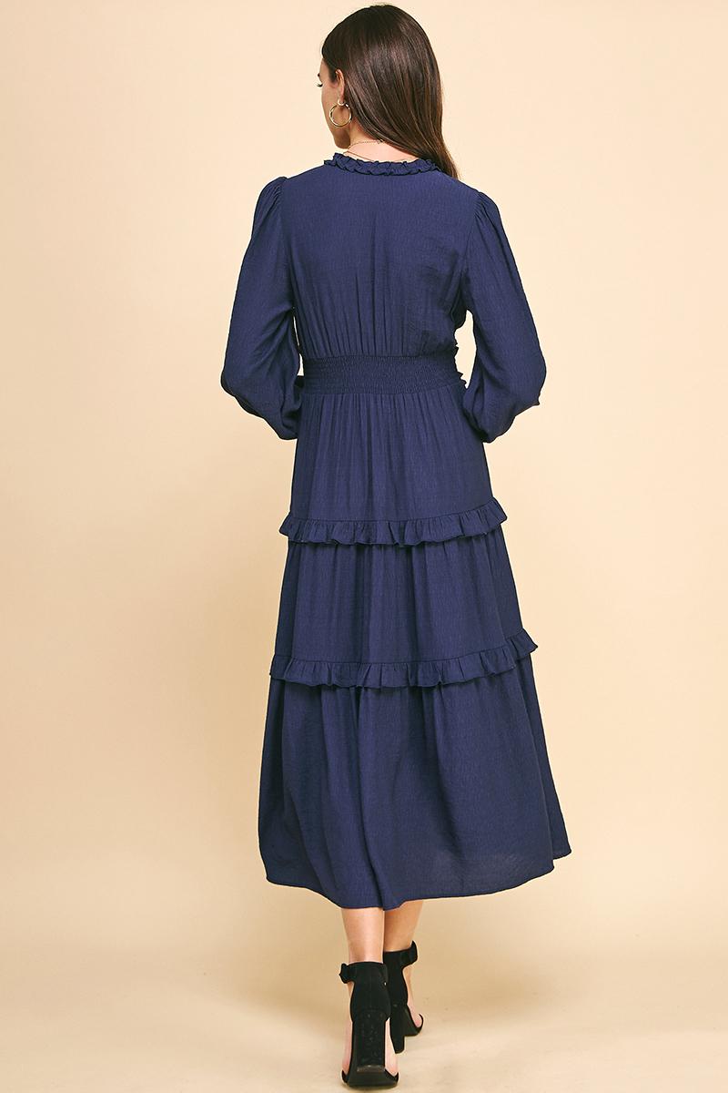 V-Neck Maxi Dress Product Image