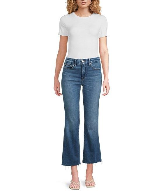 Good American Soft Tech Good Legs Bootcut Jeans Product Image