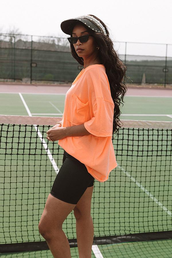 The Jessie Faux Leather Biker Shorts Product Image