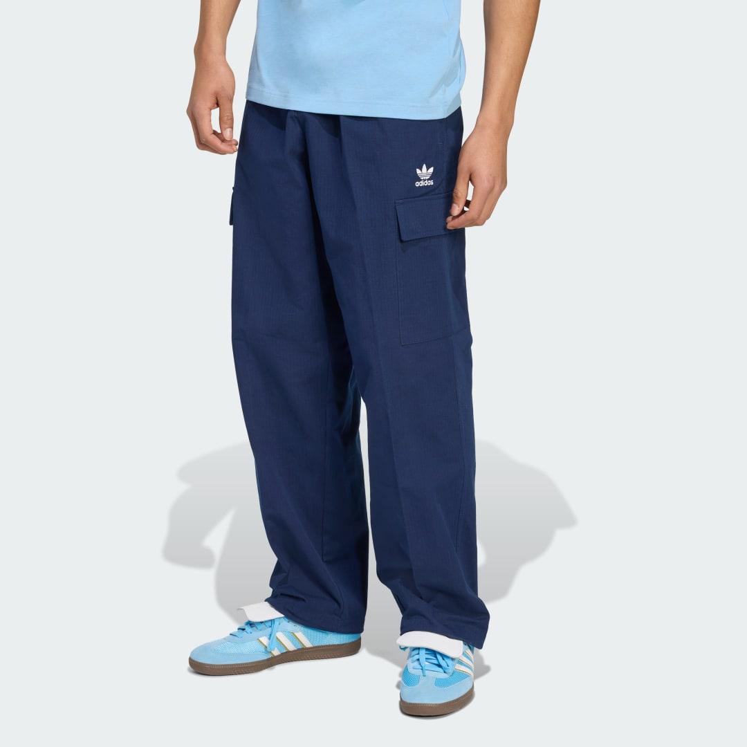 adidas Mens adidas Originals Trefoil Essentials Woven Pants - Mens Tech Olive Product Image