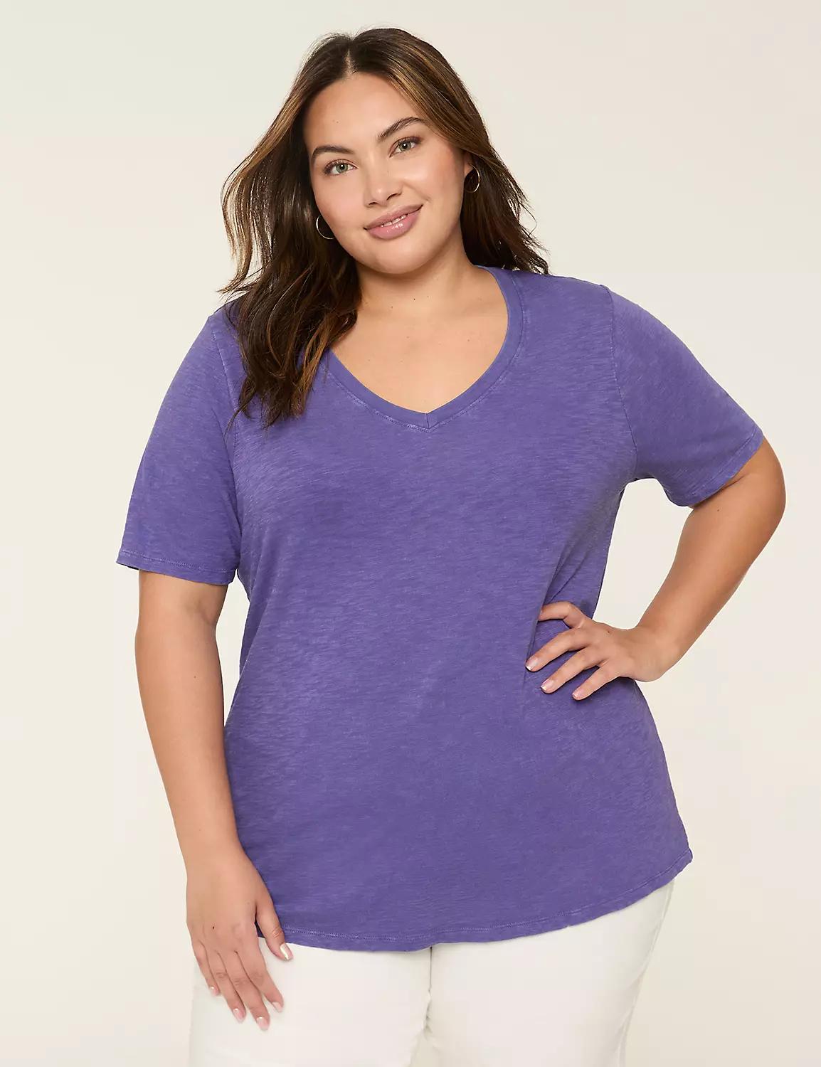 Perfect Sleeve V-Neck Tee Product Image