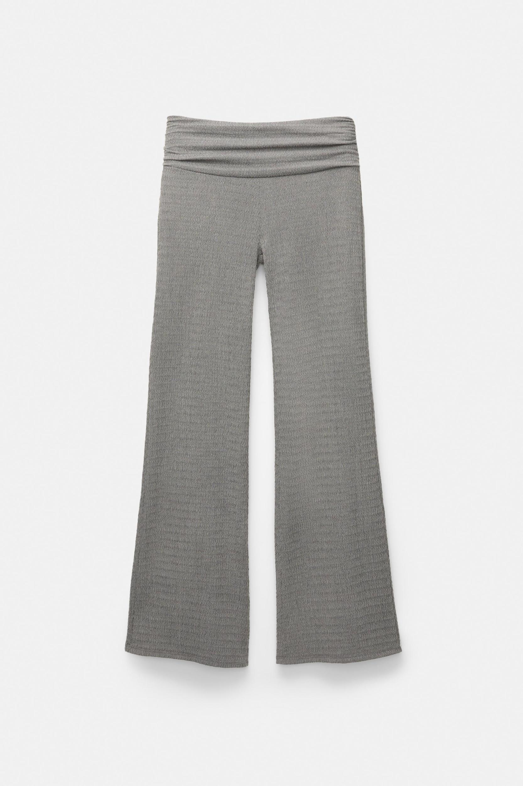 Flared crepe pants Product Image