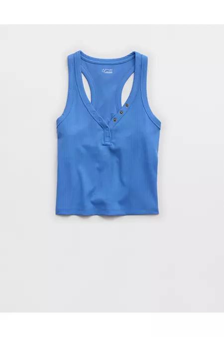 OFFLINE By Aerie Thumbs Up Heavyweight Henley Tank Top Womens Product Image