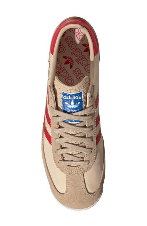 adidas Gender Inclusive SL 72 RS Sneaker in Beige/Pure Ruby/Sand at Nordstrom, Size 10 Women's Product Image