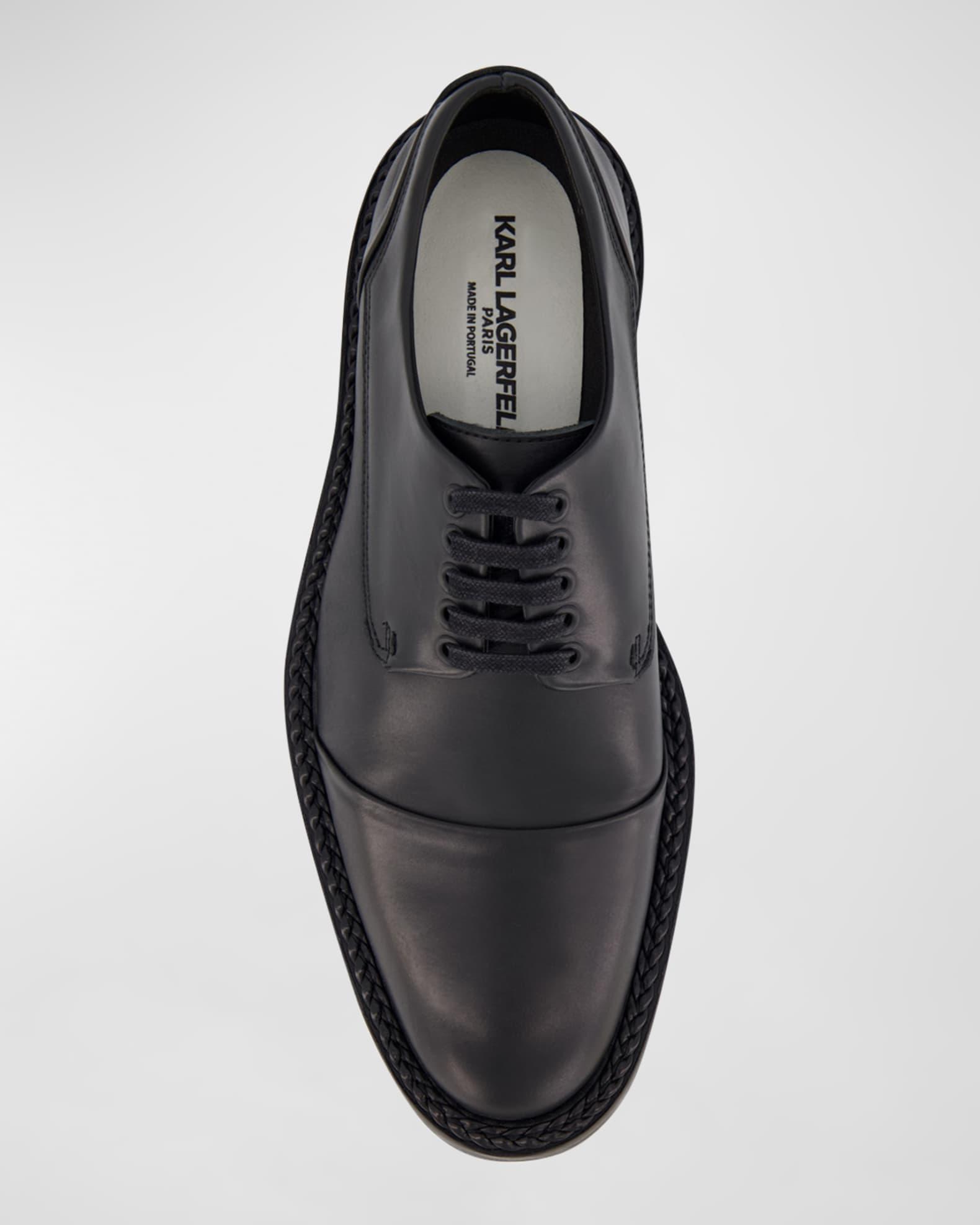 Men's Braided Welt Cap Toe Derby Shoes Product Image