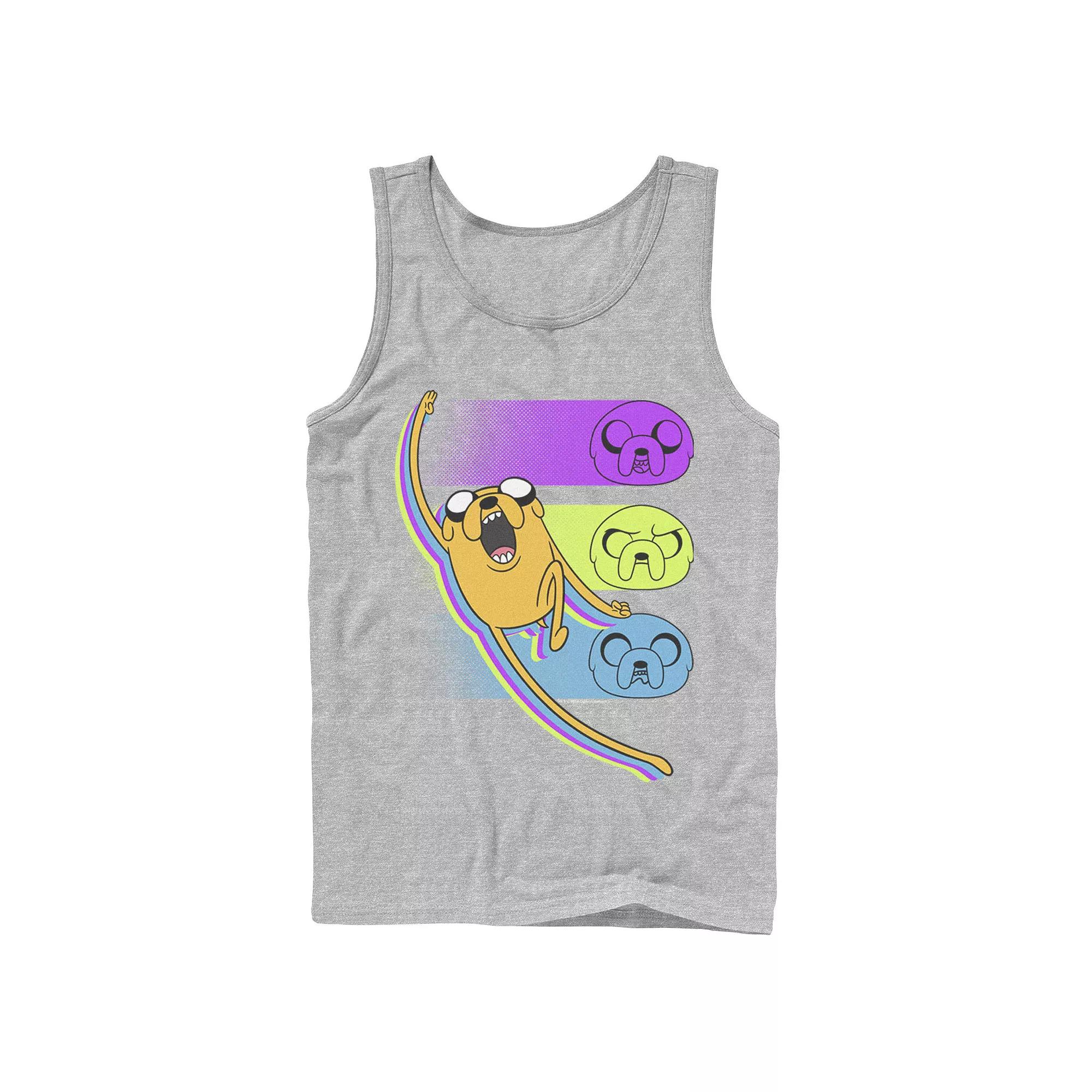 Mens Cartoon Network Adventure Time Jake Emotions Tank Top Product Image
