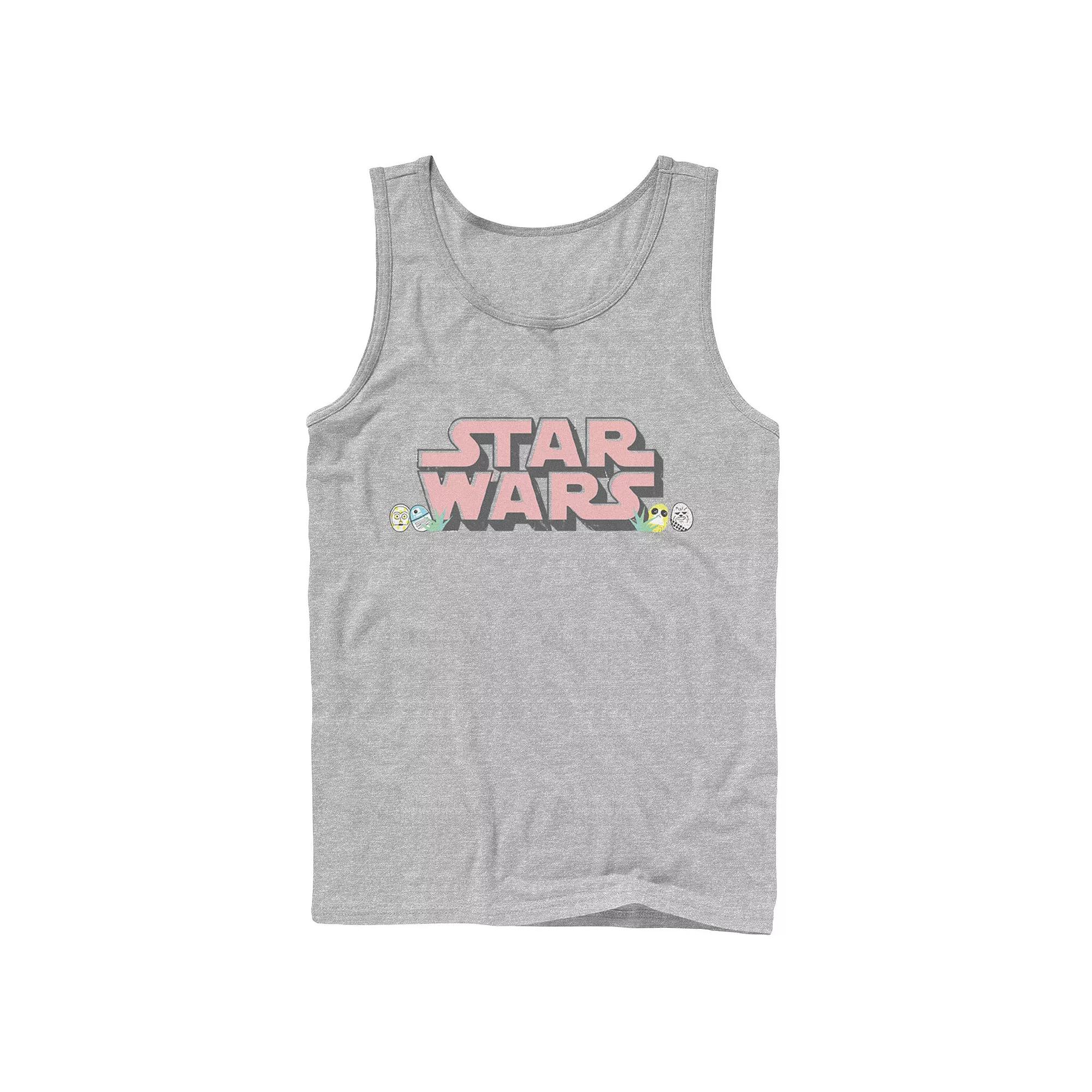 Men's Star Wars Easter-Themed Chest Logo Tank Top,  Product Image