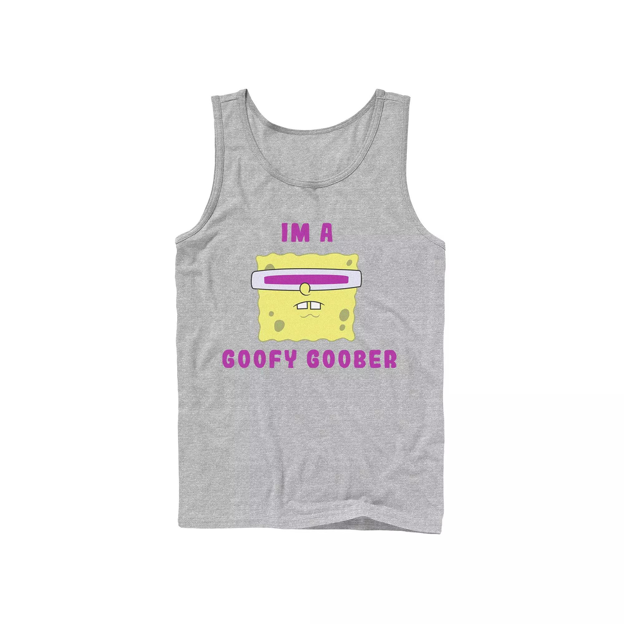 Men's Nickelodeon SpongeBob SquarePants I'm A Goofy Goober Portrait Graphic Tank Top,  Product Image