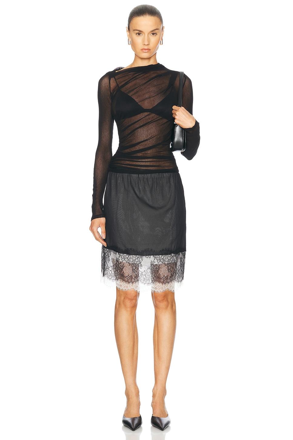 Long Sleeve Slash Top Product Image