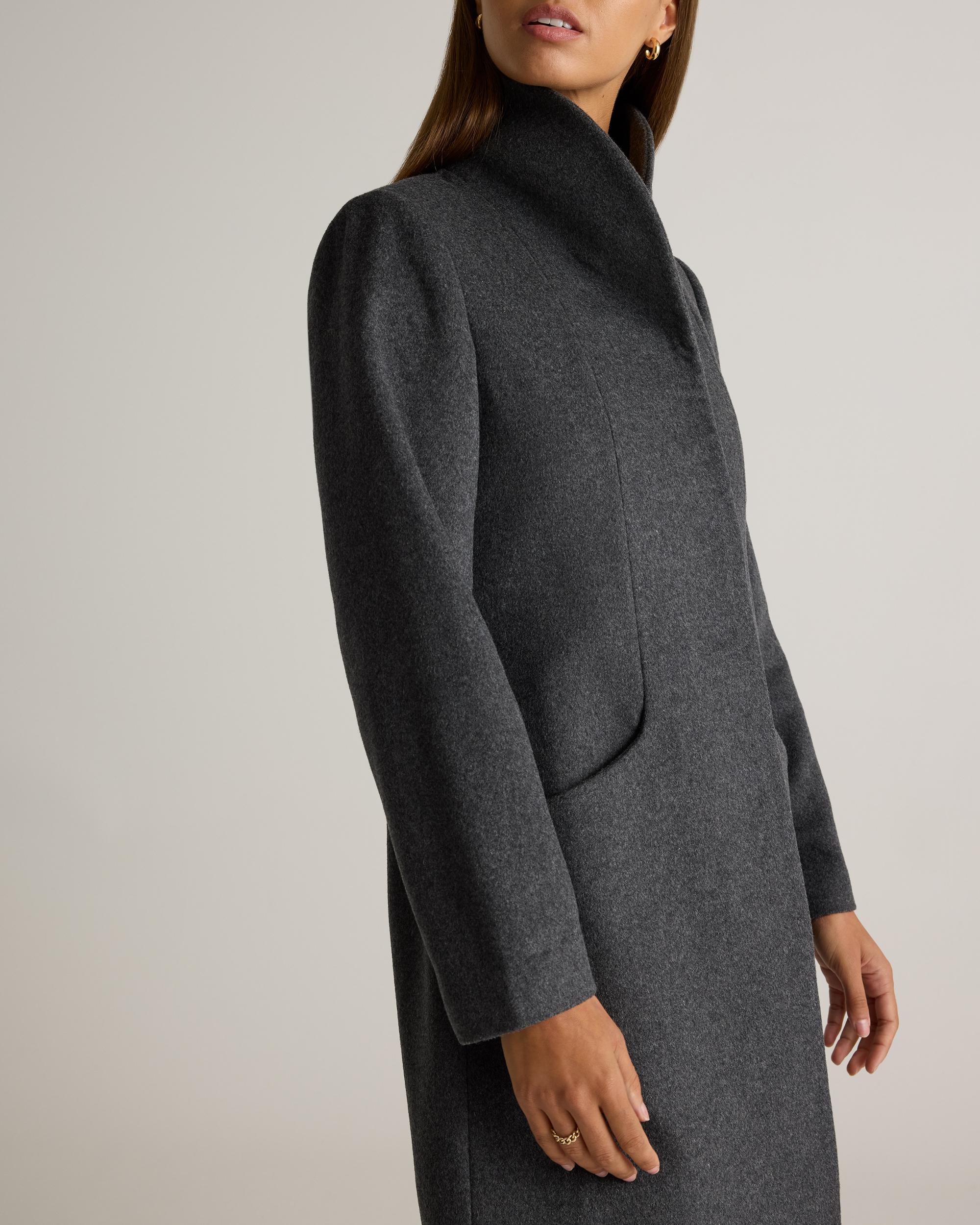 Quince | Women's Italian Wool Cocoon Coat Size XL, Wool/Nylon Product Image