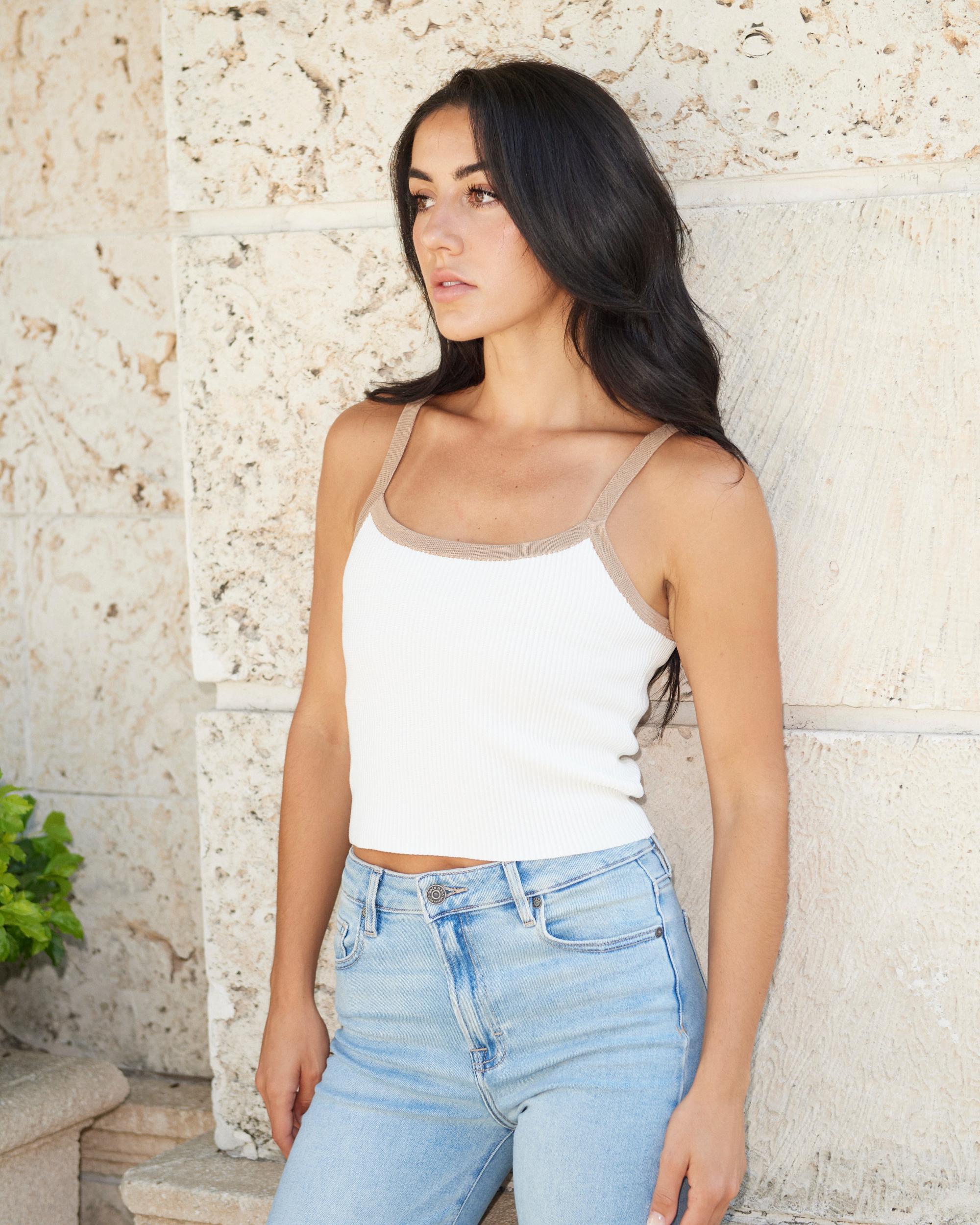 Ines Colorblock Knit  Top Product Image