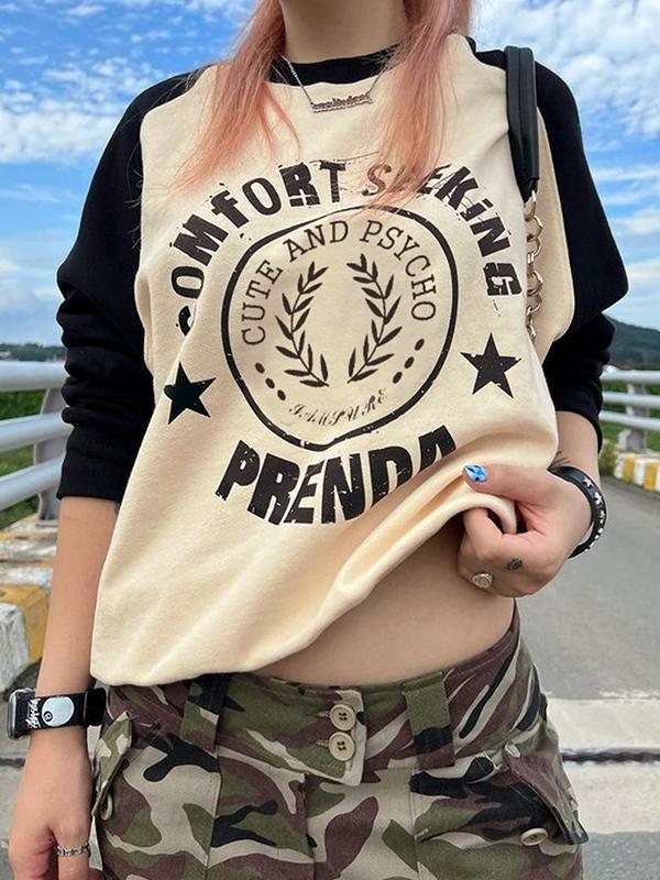 Raglan Sleeve Oversized Short Sleeve Tee Product Image