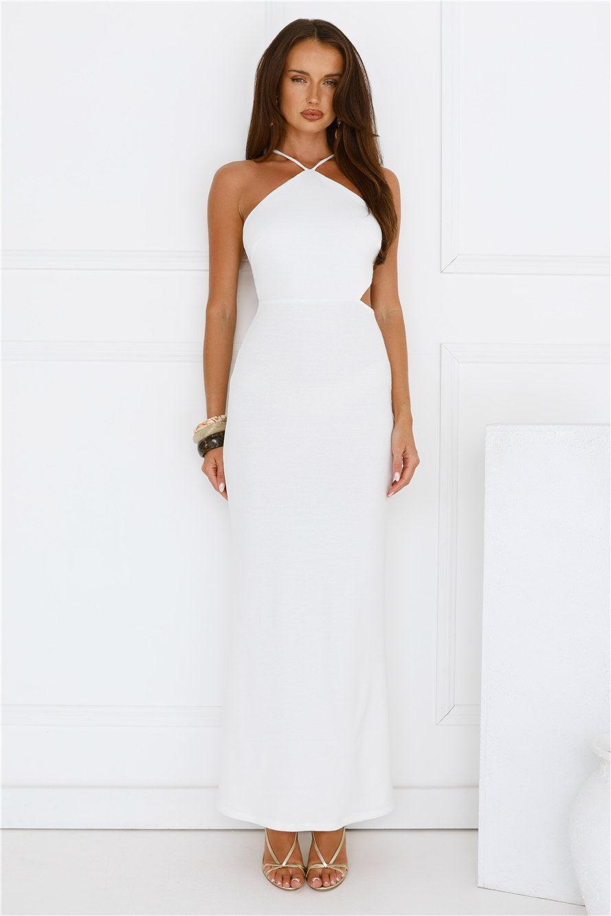 Tropiluxe Maxi Dress Cream Product Image