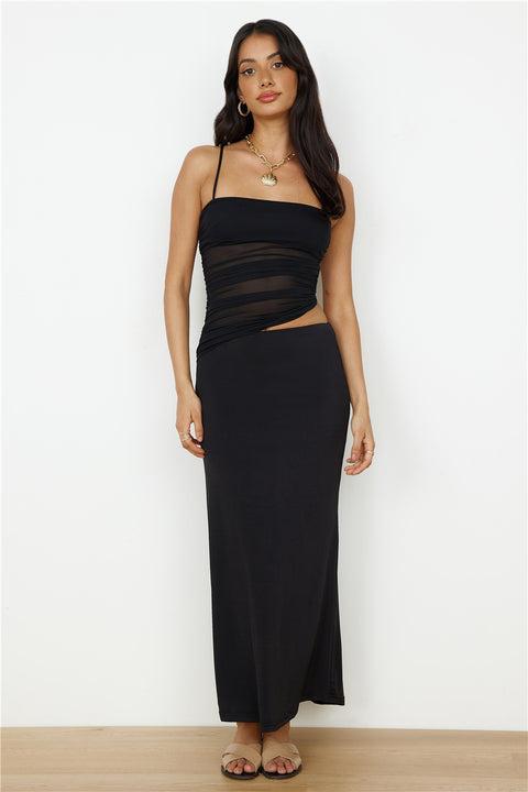 Belle Of The Ball Maxi Dress Black Product Image