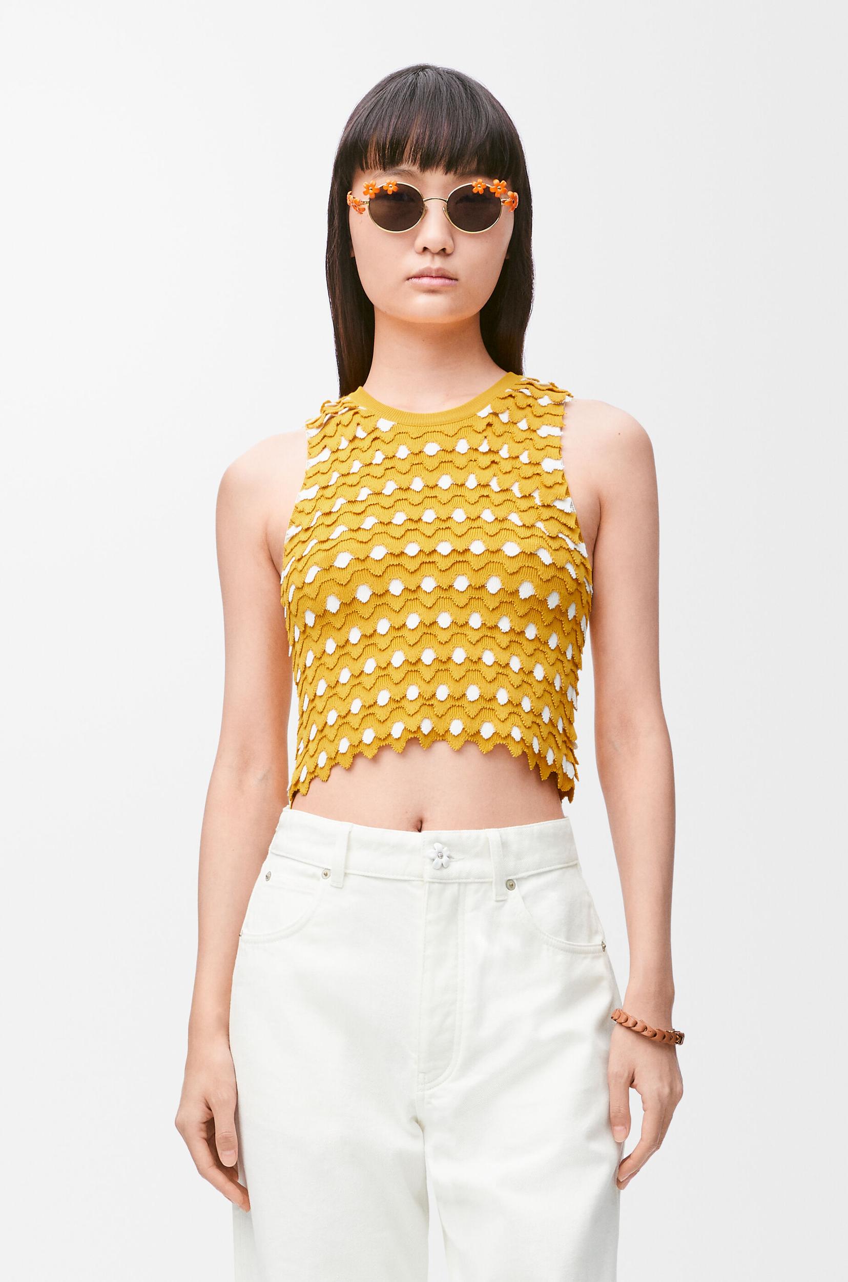 Top in viscose and cotton Product Image