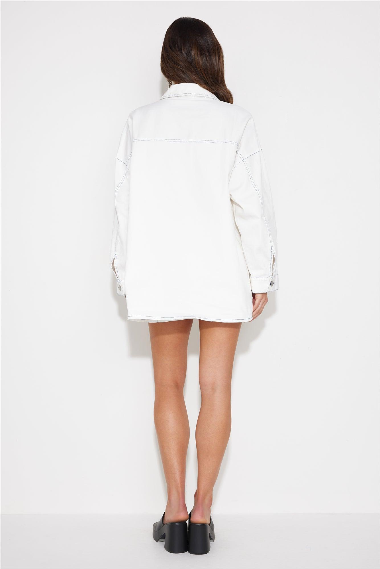 Walking Out Shirt Top White Product Image