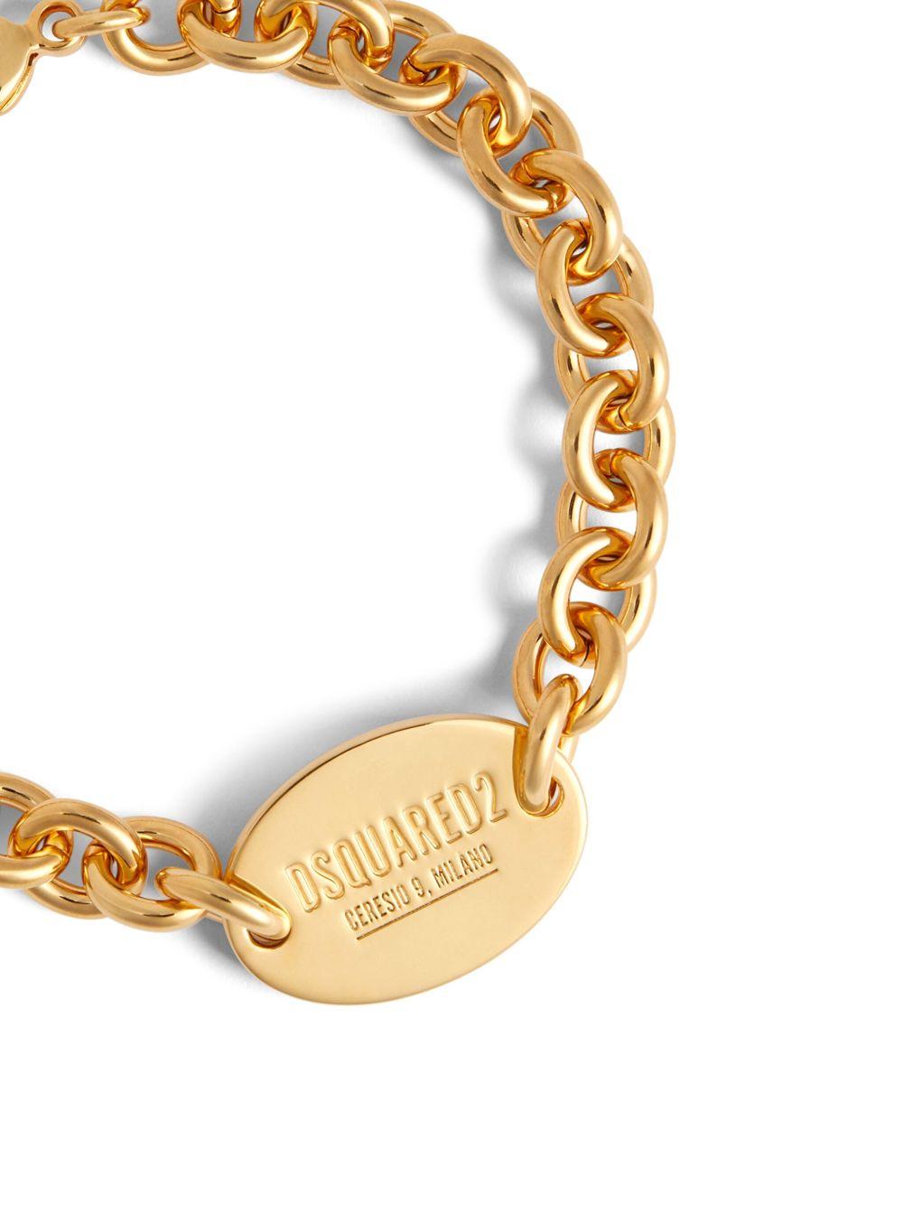 logo-engraved chain ID bracelet Product Image