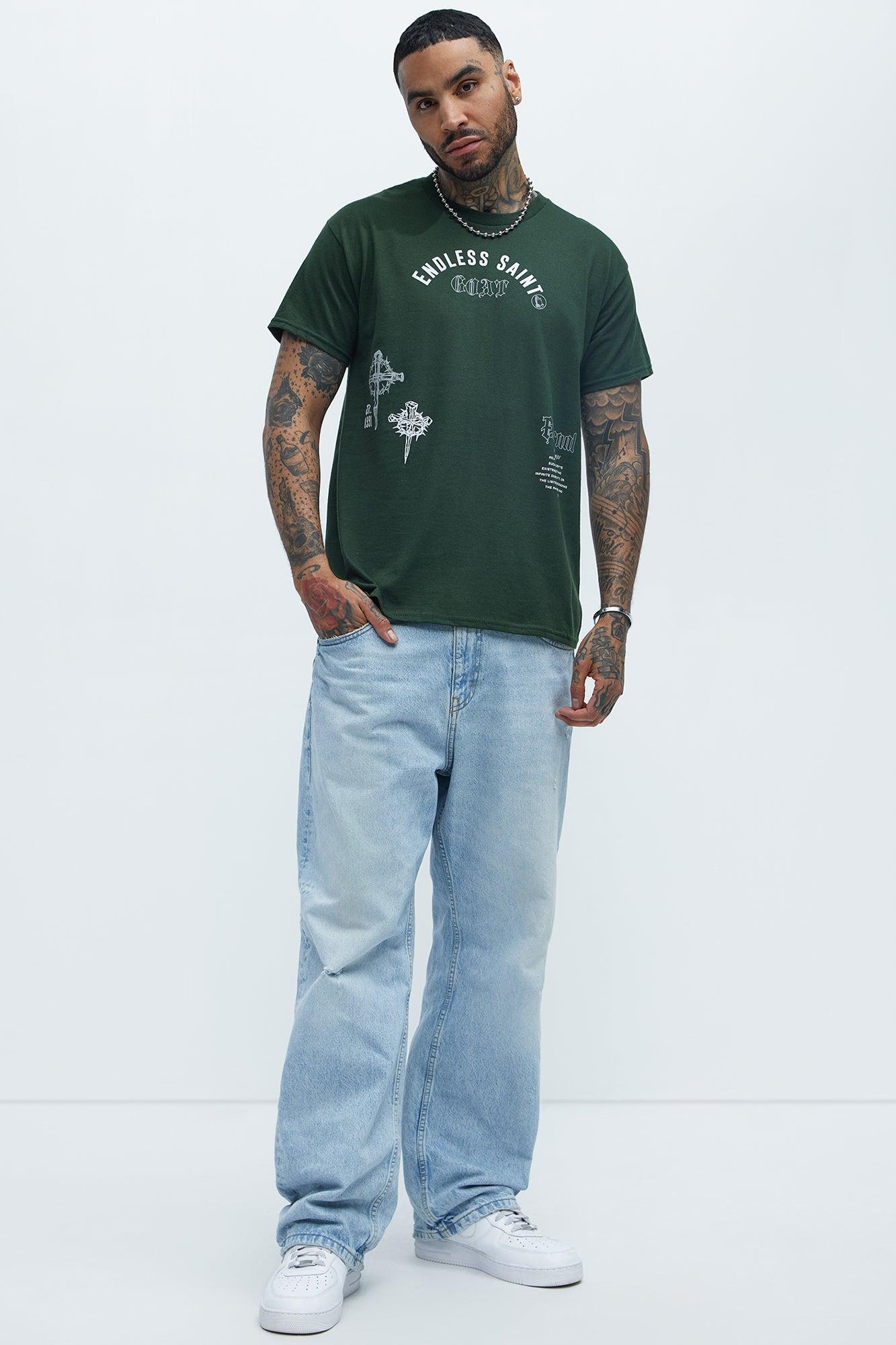 Endless Saint Eternal Short Sleeve Tee - Hunter Green Product Image