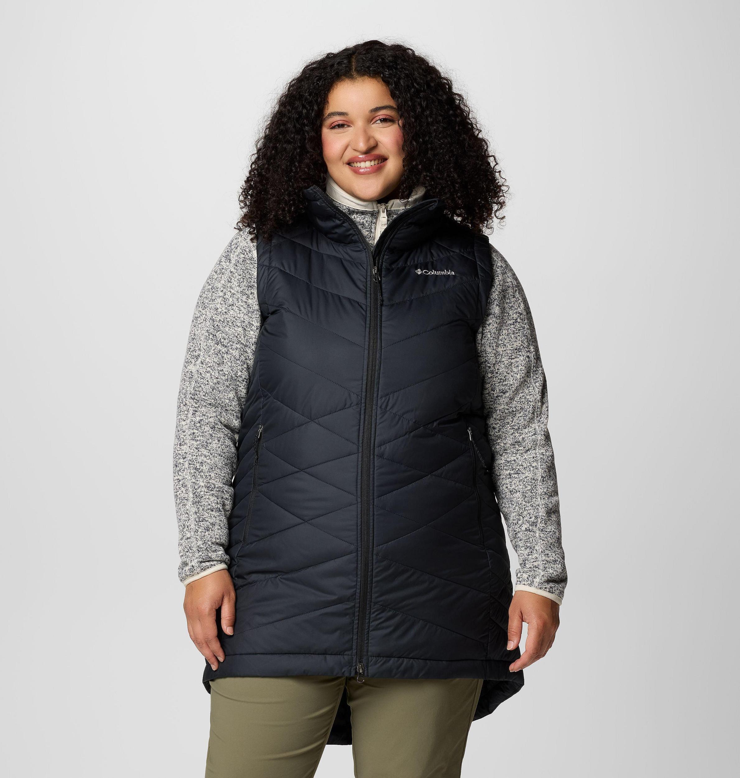 Columbia Womens Heavenly II Long Vest - Plus Size- Product Image