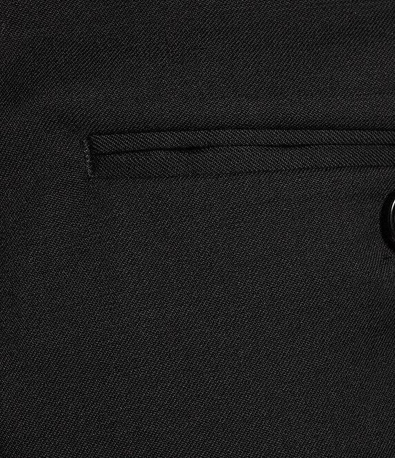 Hart Schaffner Marx New York Modern Fit Flat Front Solid Dress Pants Product Image