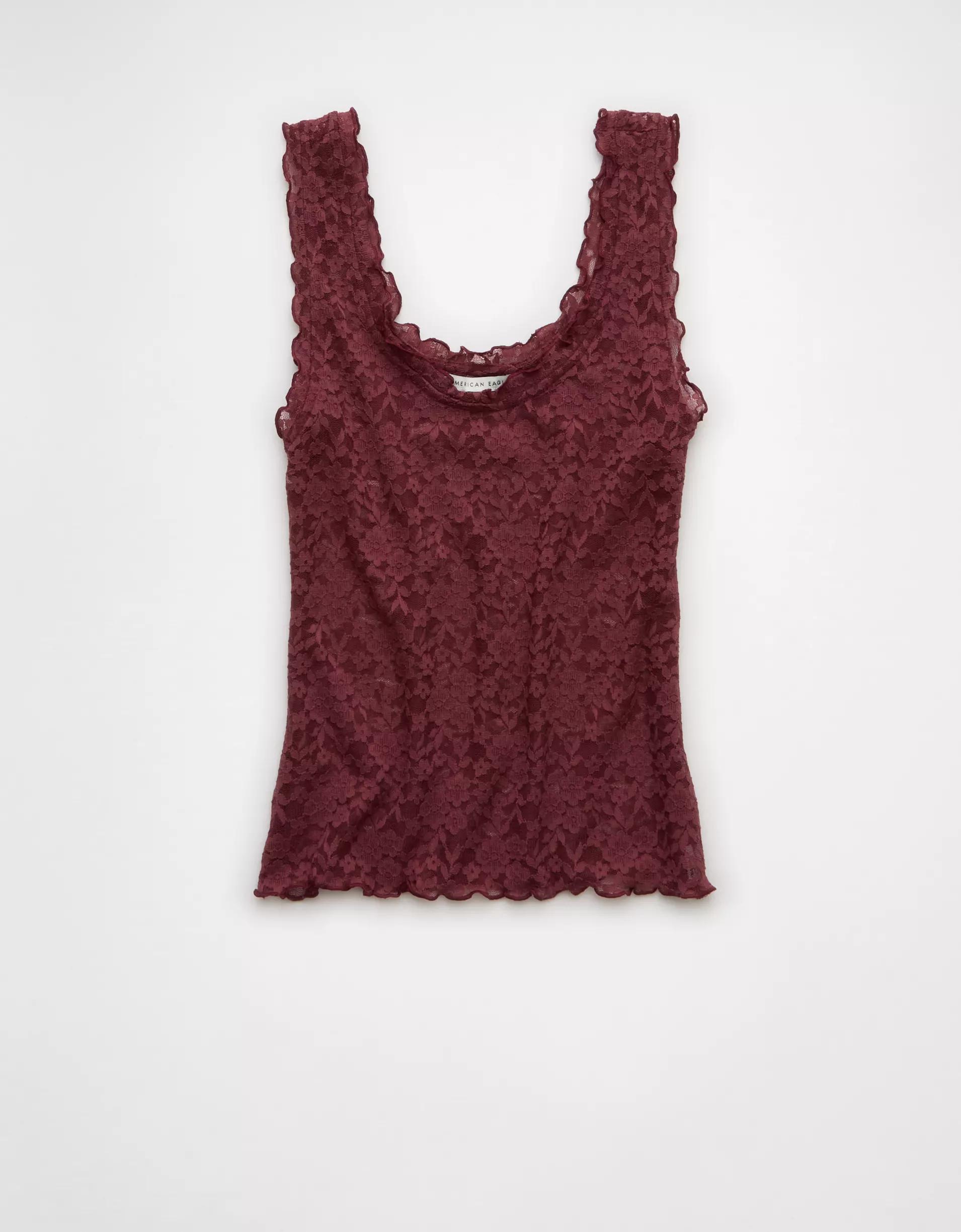 AE Lacey Scoop Neck Tank Top Women's Product Image