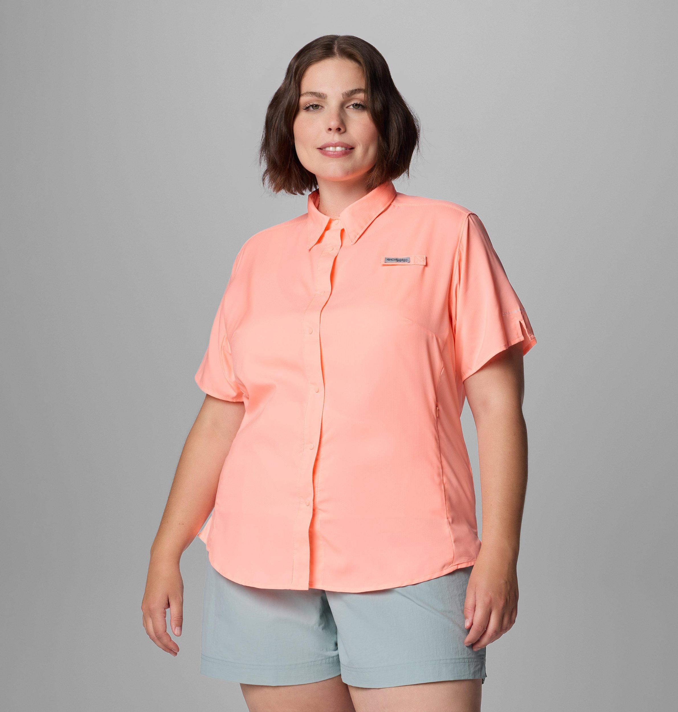 Columbia Womens PFG Tamiami II Short Sleeve Shirt - Plus Size- Product Image
