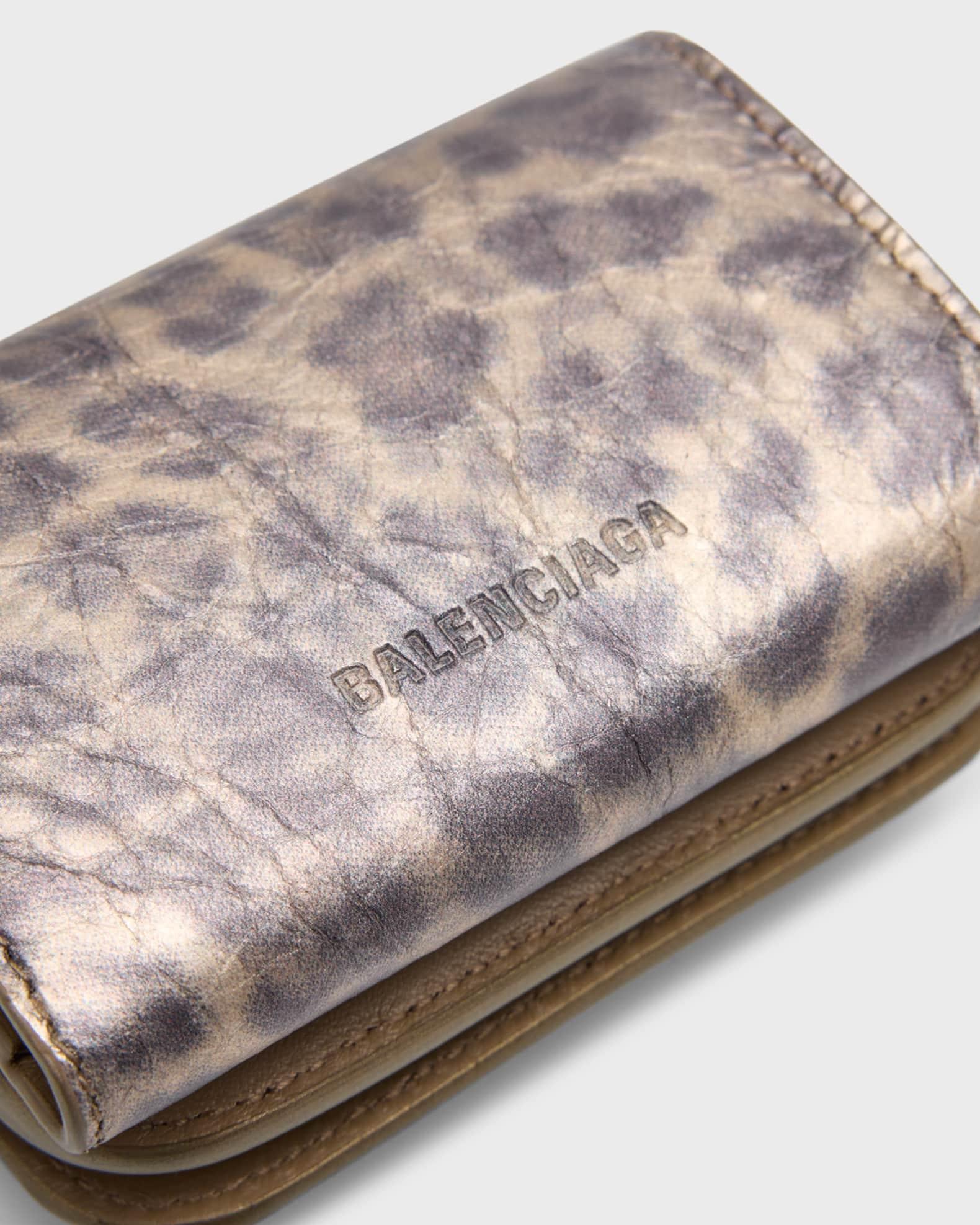 Le Cagole Mini Leopard-Print Wallet Product Image