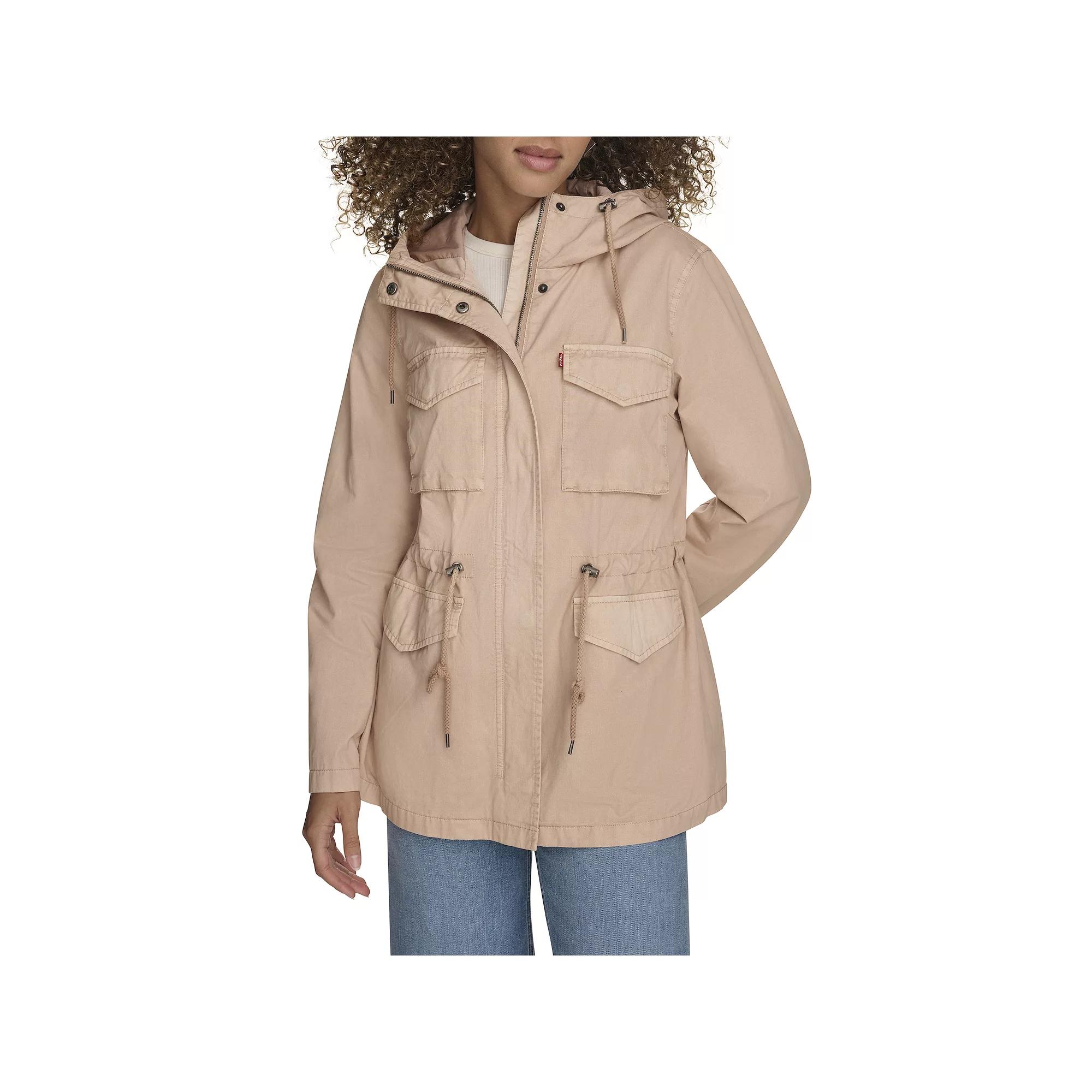 Women's Levi's® Lightweight Hooded Anorak Military Jacket,  Product Image
