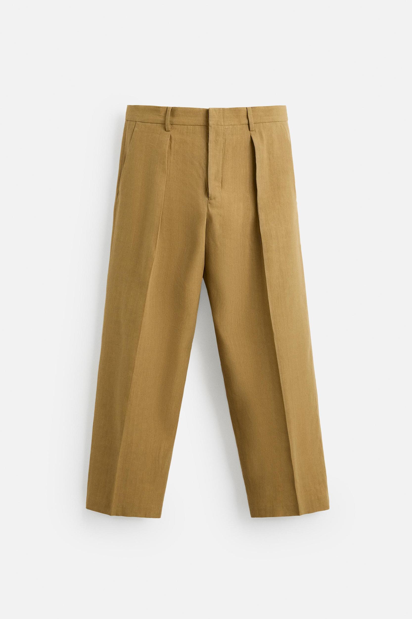 LIMITED EDITION LINEN-LYOCELL SUIT PANTS Product Image