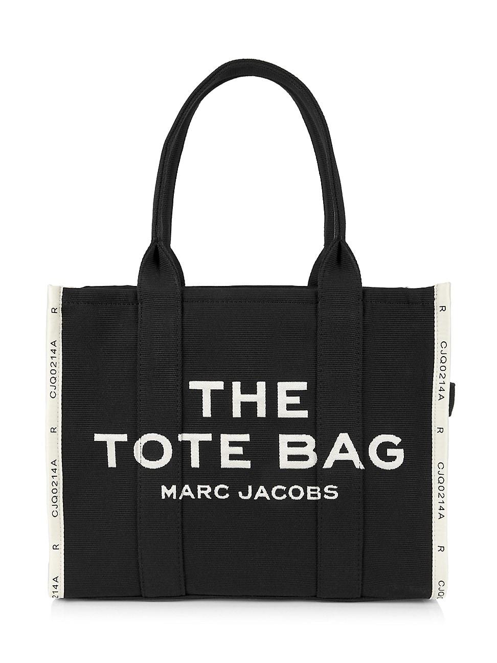 Marc Jacobs The Jacquard Large Tote Bag Black One Size Product Image