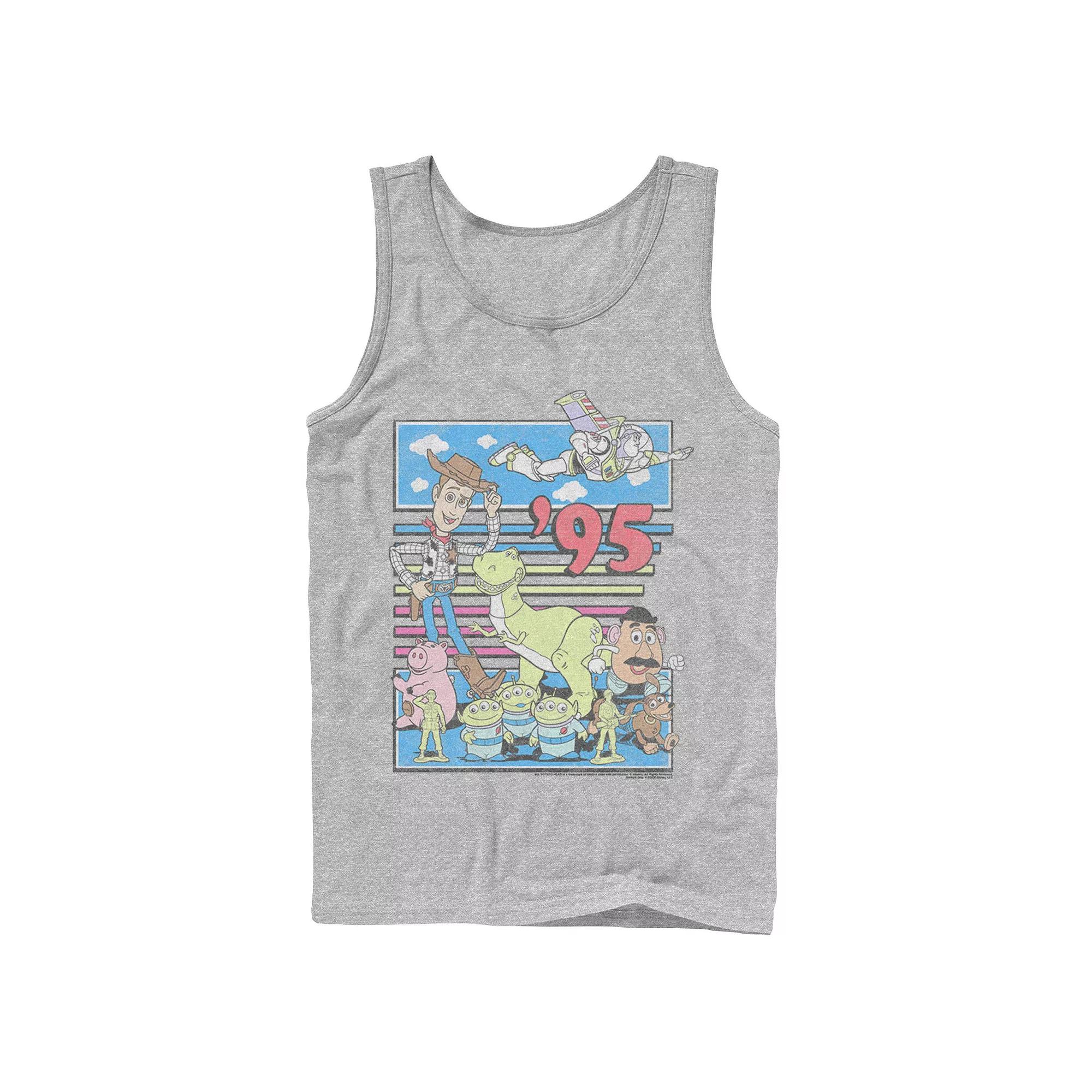 Disney / Pixar's Toy Story Men's 95 Retro Distressed Colorful Tank Top,  Product Image