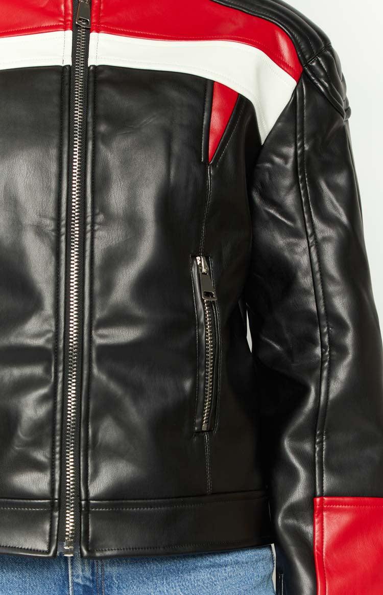 Lioness Top Model Onyx Biker Jacket Product Image