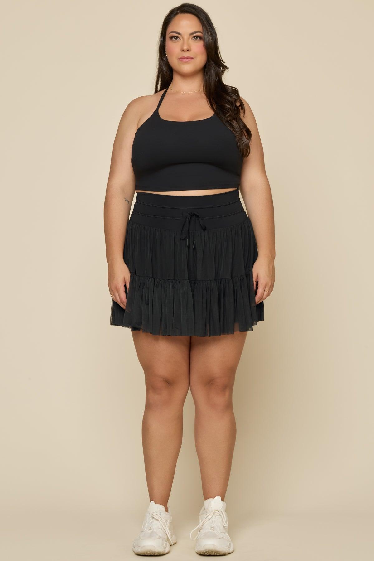 Pirouette Skort - Peppercorn Product Image