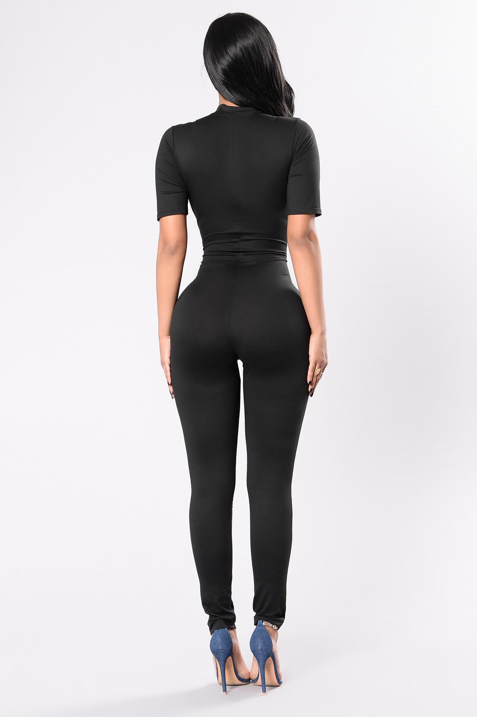 Queen Of Hearts Jumpsuit - Black Product Image