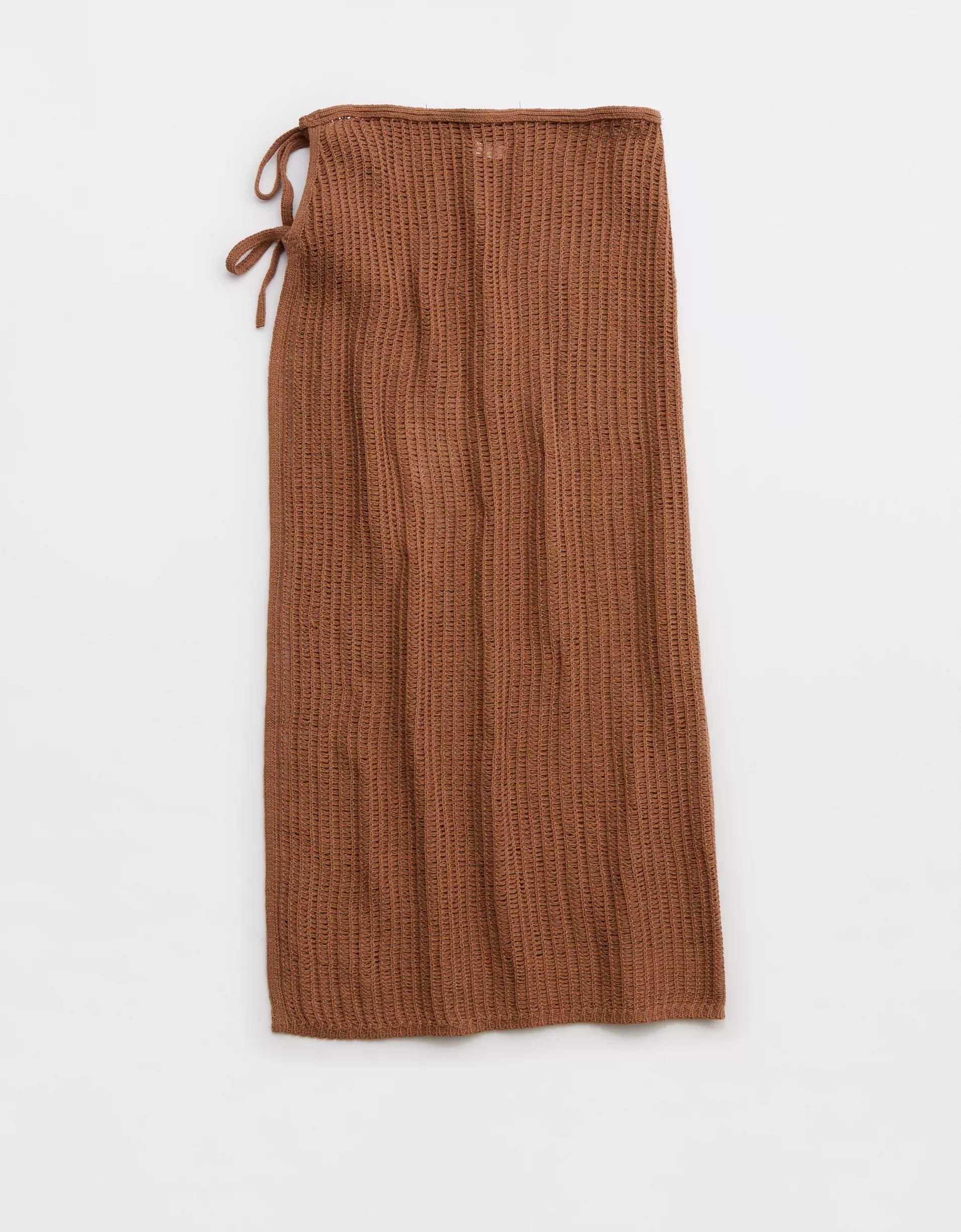 Aerie Crochet Wrap Sarong Product Image