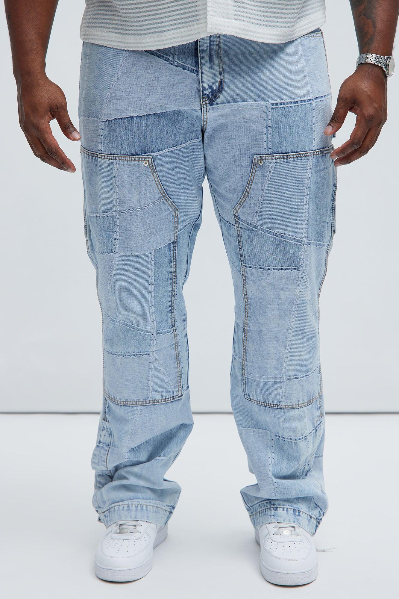 Verdugo Carpenter Flare Jeans - Light Blue Wash Product Image