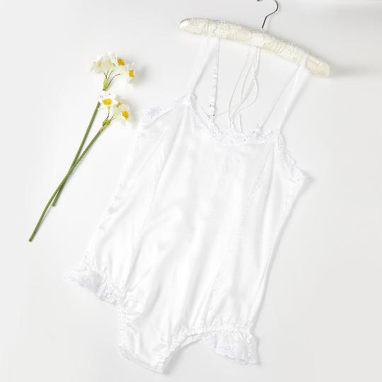 Silk French Knickers | Custom Size Handmade | Melon Shell | 19 Momme | Pure Mulberry Silk | Wedding Lingerie Product Image