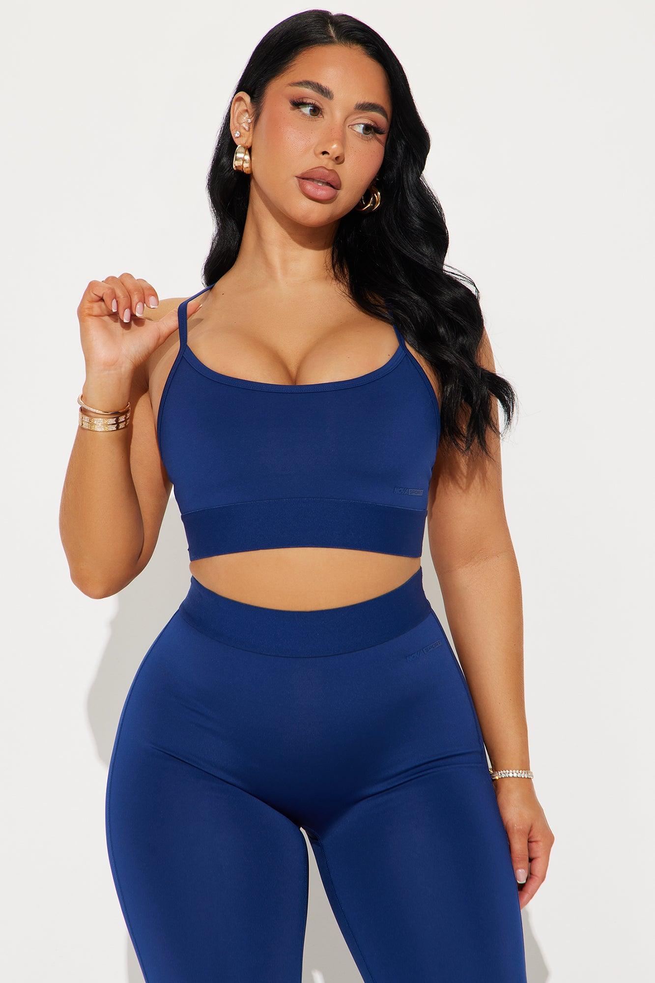 Paddle Pro Elevate Sports Bra - Midnight Blue Product Image