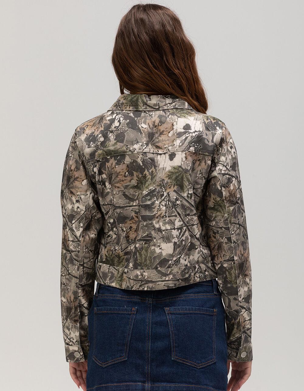 RSQ Womens Camo Trucker Jacket - CAMO Product Image