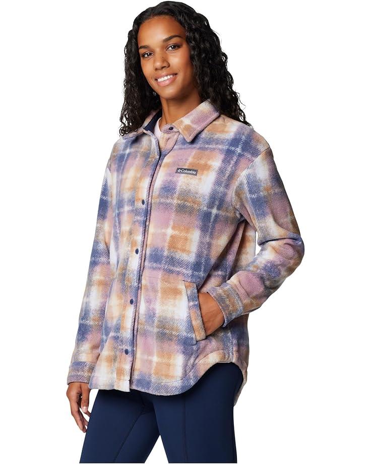 Loose Fit Fleece Shirt Jacket Product Image