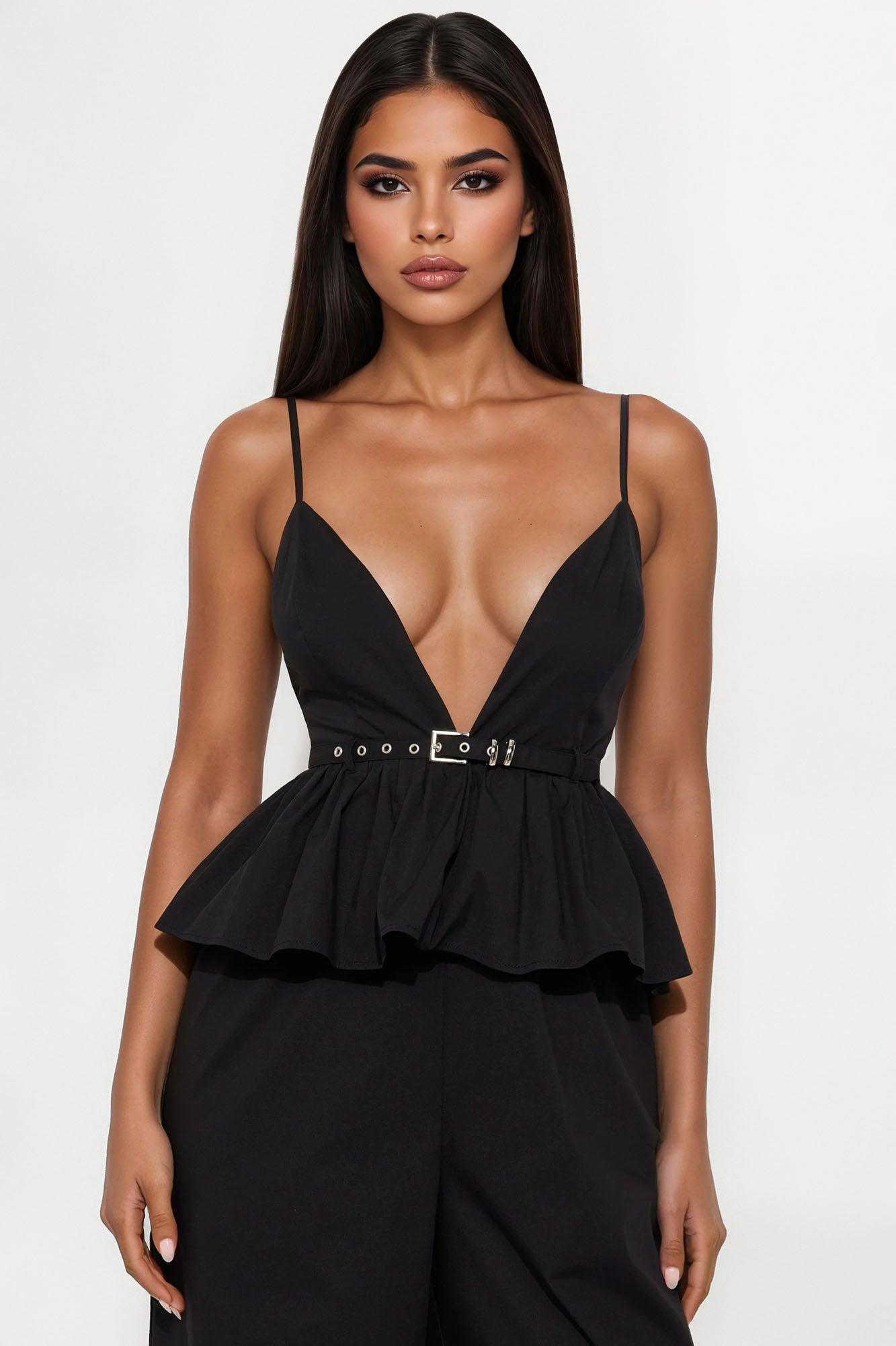 Unspoken Love Jumpsuit - Black Female Product Image